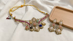 Rani Gulabi Kundan-Style Choker Set, styled shot